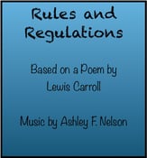 Rules and Regulations Unison/Two-Part choral sheet music cover